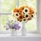 4 Bundles Fall Flowers - Artificial Daisy Flowers with 10 Sunflowers